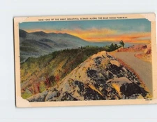 Postcard Beautiful Scene in Blue Ridge Parkway USA