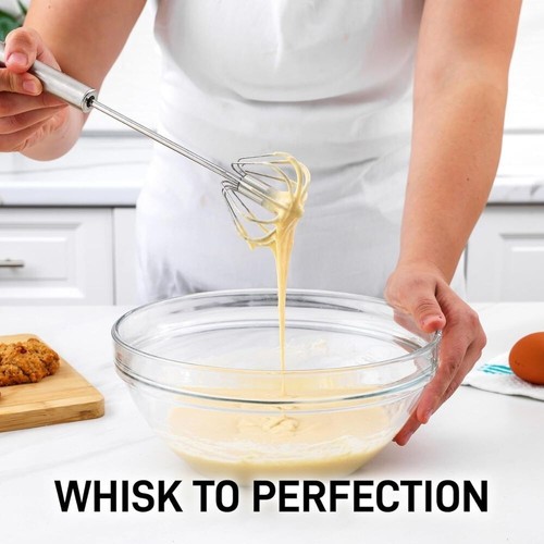 Zulay Egg Beater Whisk - Push Whisk for Cooking - 第 41/41 張圖片