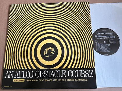 TTR 101 Shure Audio Obstacle Course Trackability Test Record For Stereo Cartridg