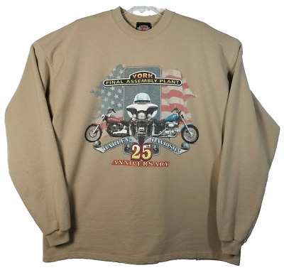 VTG 1998 Harley Davidson York PA Assembly Plant Open House 25 Anniversary  Shirt