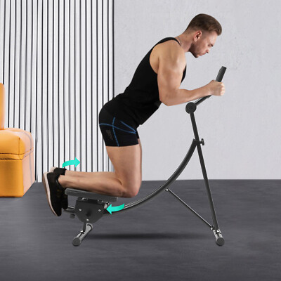 330lbs Workout Equipment Home Gym Core Fitness Coaster Abdominal Crunch Training