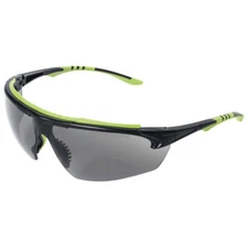 Sellstrom S72001 XP410 Safety Glasses - Smoke, Anti-Fog, Black/Green