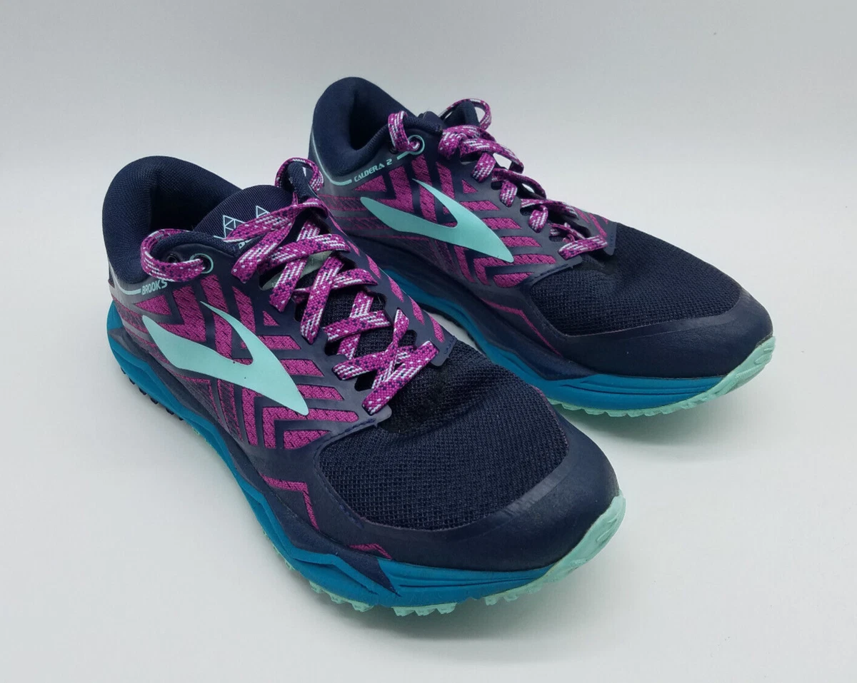 Brooks Caldera 2 Women s Size 9.5 B Medium Running Shoes Navy