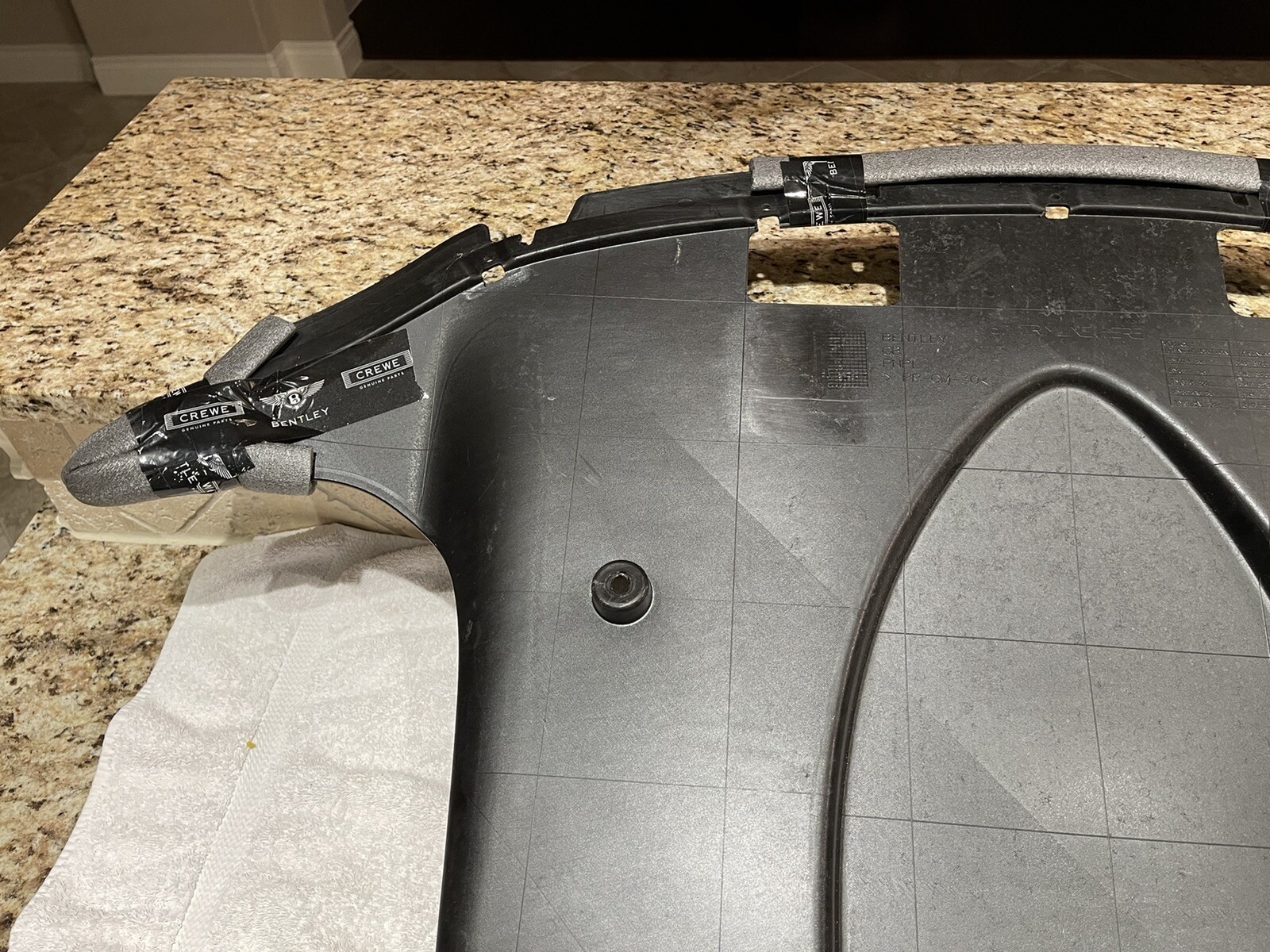 Bentley Flying Spur Rear Diffuser 2006 2007 2008 New OEM 