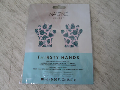 Nailsinc London Thirsty Hands Mask, For Dry & Tired Skin, NIP