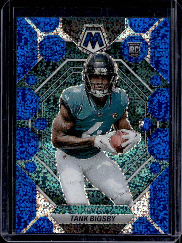 2023 Panini Mosaic Tank Bigsby Blue Sparkle RC #16/96 #364 Jaguars