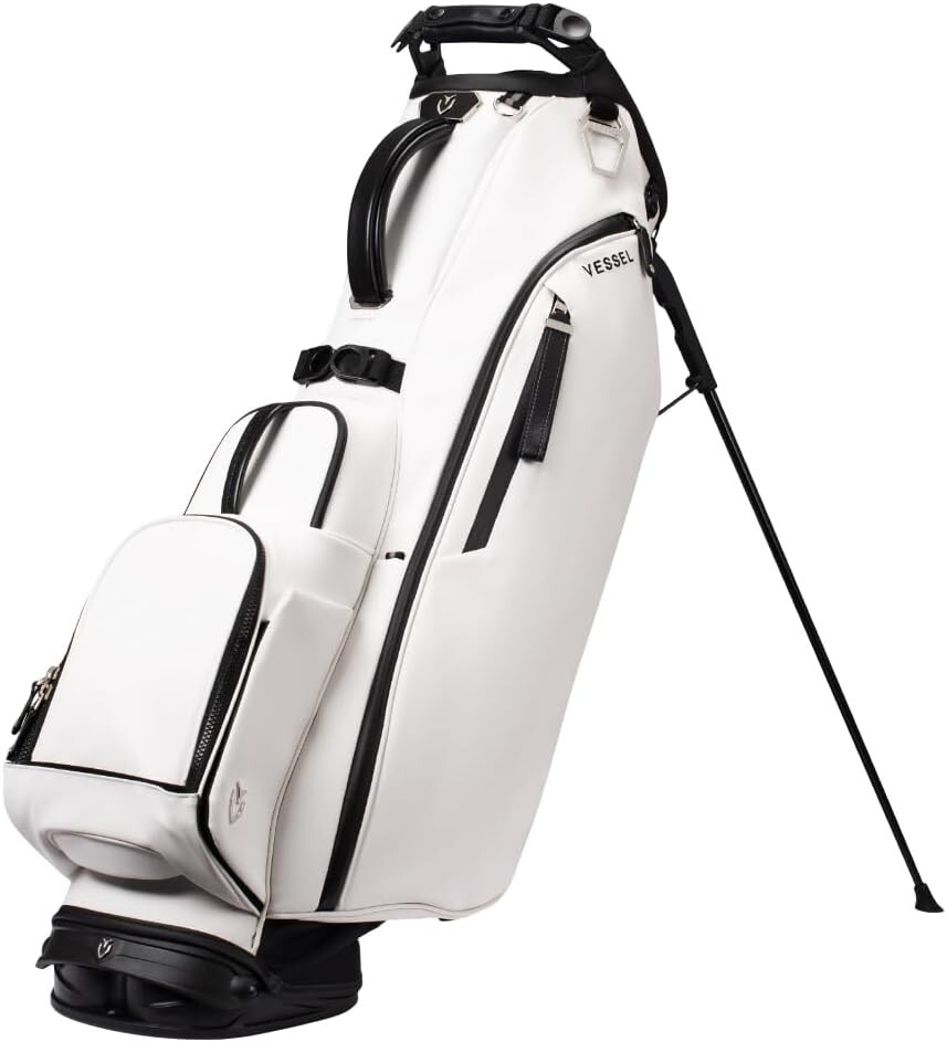 Мужская сумка VESSEL Golf Caddy Bag PLAYER 50 с одним ремешком 8 5x47 дюймов 38 кг БЕЛОГО ЦВЕТА 129490₽