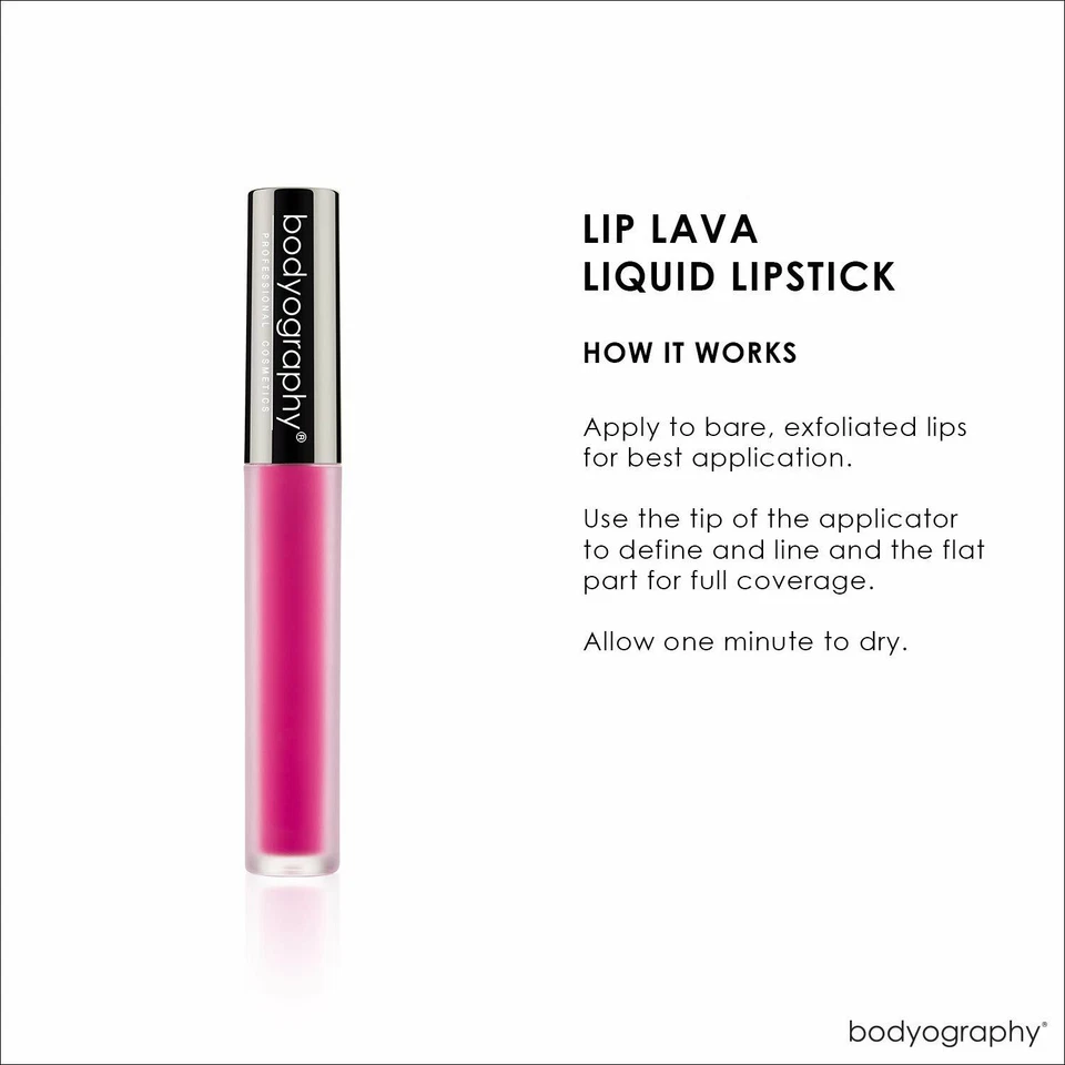 Lápiz labial líquido Bodyography Lip Lava 0,08 oz Foto 4 de 4