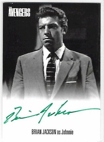 Complete Avengers Series 1 - AVBJ1 Brian Jackson - Johnnie Auto/Autograph Card - Picture 2 of 3