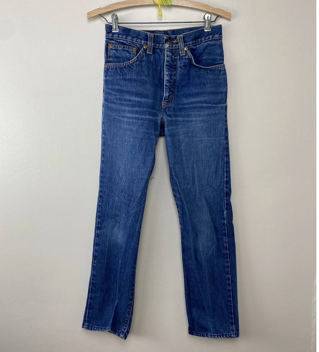 Vintage 1970s Ralph Lauren Polo Western Blue Jeans 25.5x27.5 70s 80s Denim