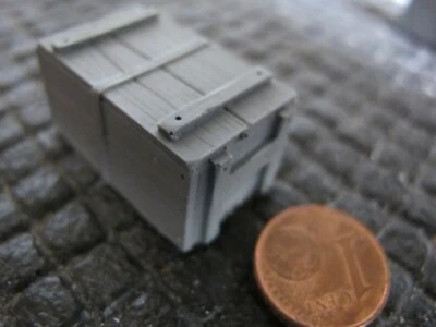 DIORAMAFREAK Deutsche Munition Kiste Munitionskiste Diorama RC Panzer Deko Set Zubehör 1/16