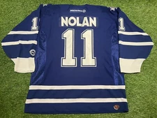 Koho Owen Nolan Toronto Maple Leafs Blue TML NHL Hockey Jersey Sz XL