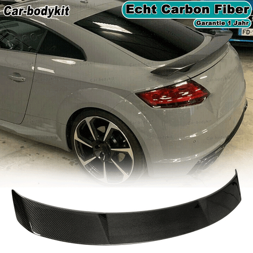 Spoiler arrière en carbone spoiler aile arrière spoiler de toit convient pour Audi TT TTS RS 15-21 - Photo 1/13