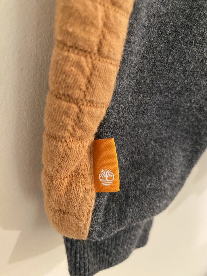 Infant Timberland 2 Piece Outfit (12 mo) With Logo Quilted Sweatsuit - Image 4 of 4