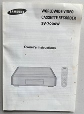 Samsung Worldwide Video Cassette Recorder SV-...
