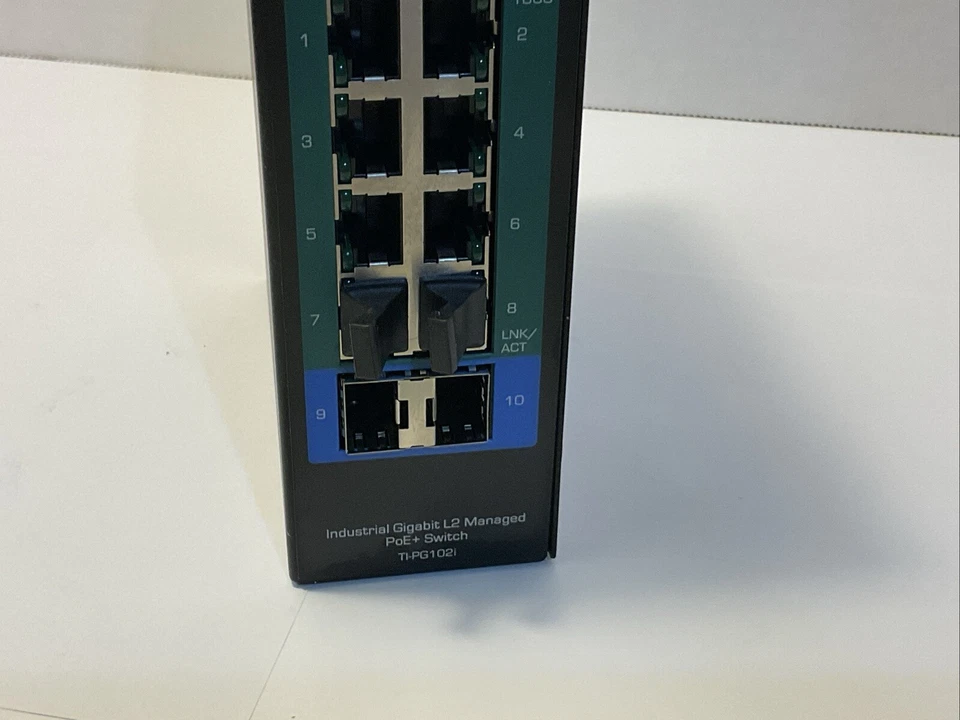 Trendnet TI-PG102i 10-Port Industrial Gigabit L2 Pulled From Working Environment - Image 3 of 4