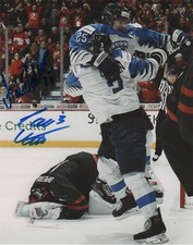 Finland Toni Utunen Aarne Talvitie Signed Autographed 8x10 Photo COA #2
