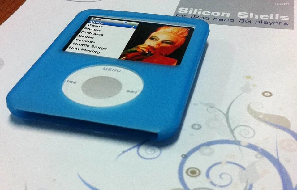 New American Tourister Silicone Shell Case for iPod Nano 3G players - Sky Blue - Image 3 of 4