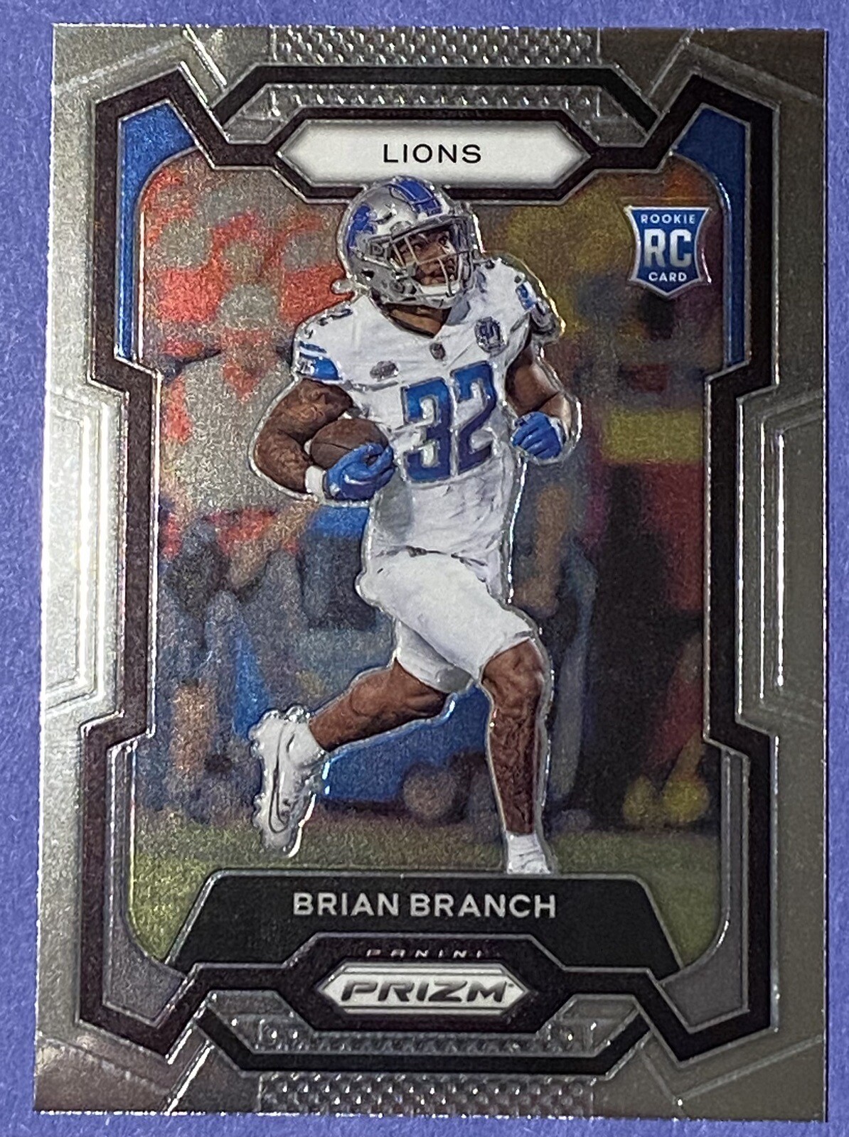 2023 Panini Prizm Brian Branch RC Detroit Lions Base Rookie #328
