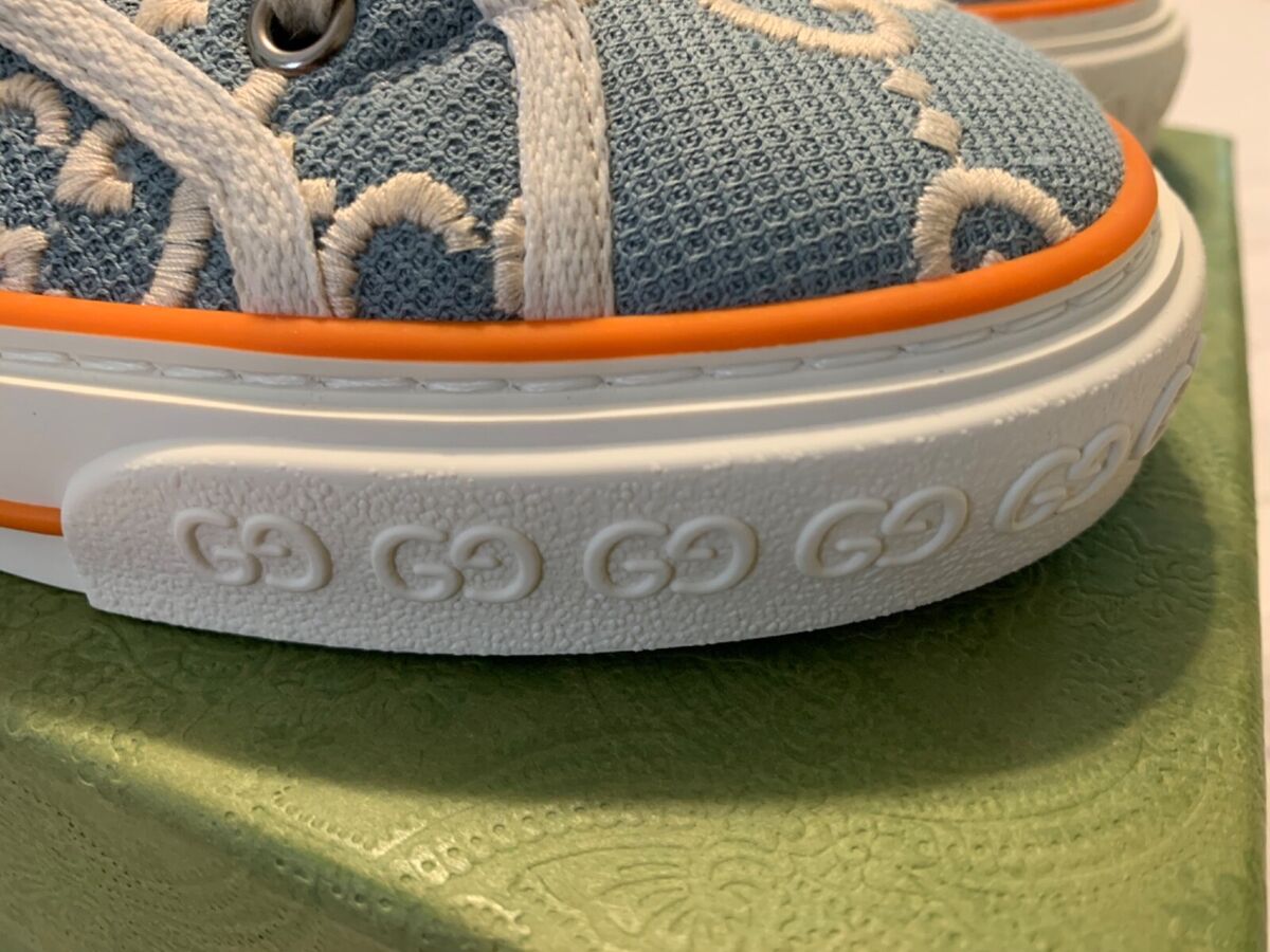 Gucci GG logo Tennis 1977 Sneakers Blue/Ivory Size EU39.5 Gucci GG logo Tennis 1977 Sneakers Blue/Ivory Size EU39.5