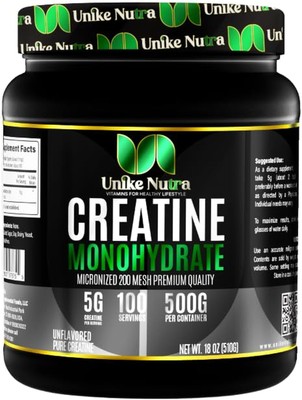 Creatine Monohydrate Powder |Pure Micronized Creatine for Enhanced Muscle Mas...