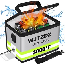 2025 Upgraded Lipo Battery Fireproof Explosionproof Bag(8.5 X 5.7 X 6.5 Inch),4
