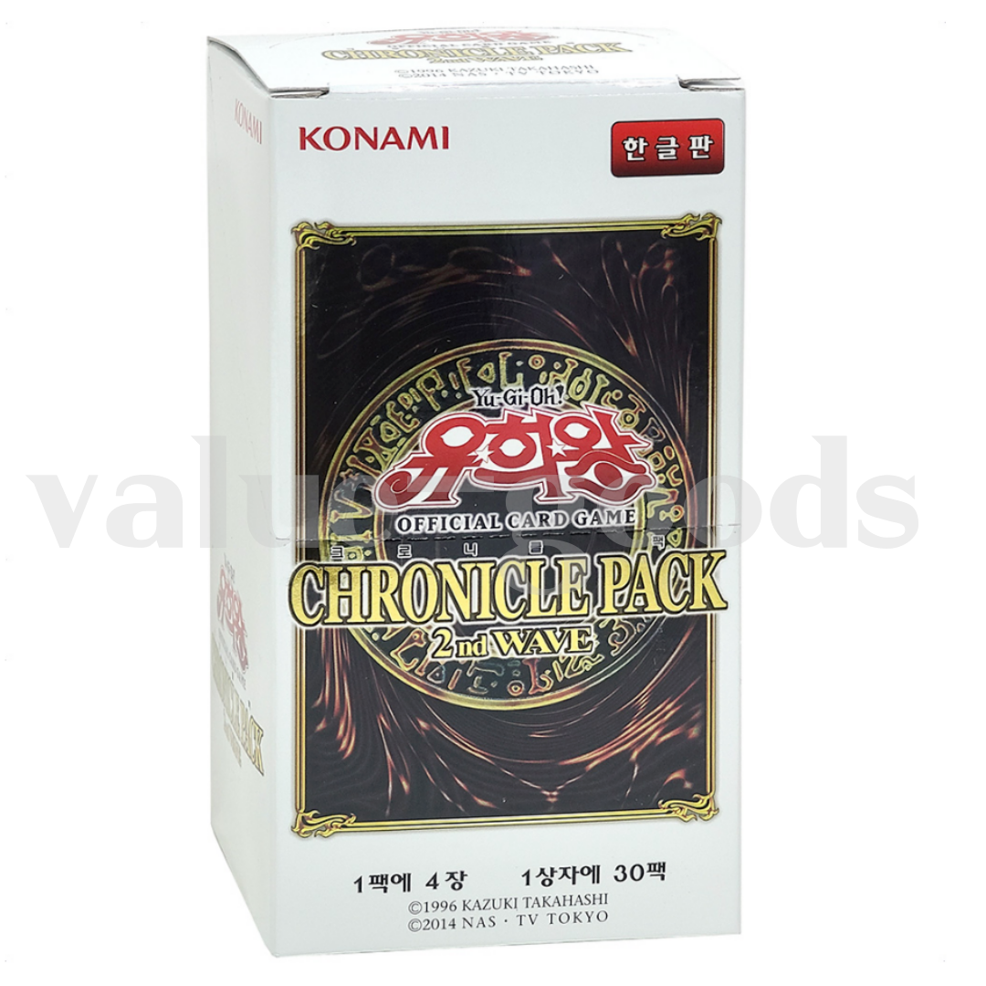 遊戯王　2期　BOOSTER CHRONICLE BOX Chronicle Pack 2nd Wave Yu-Gi-Oh Booster Box - Korean Version, 30