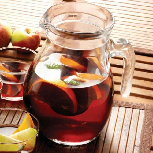 Caraffe e brocche da tavola e portata in vetro