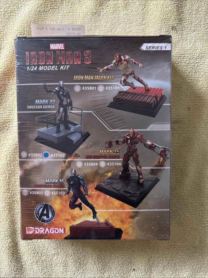DRAGON MODELS #35102 IRON MAN 3 HYPERVELOCITY SUIT 1/24 NEW IN BOX - Image 3 of 3