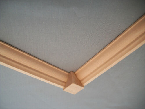 Crown Molding Corner Block 1/2"  10pc MW1039 basswood trim molding 1/12 scale  - Picture 1 of 2