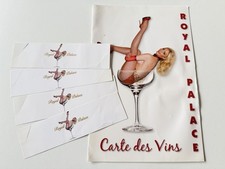 Speisekarte Royal Palace Caste Des Vins 2012 ...