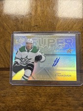 2024-25 Upper Deck SPx Logan Stankoven SuperScripts RC Auto Gold 24/99 H112