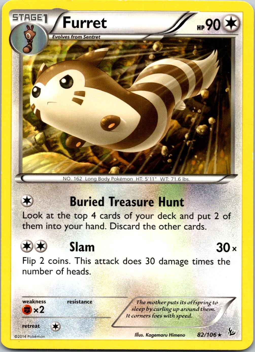 FURRET - 82/106 - FLASHFIRE - - LP