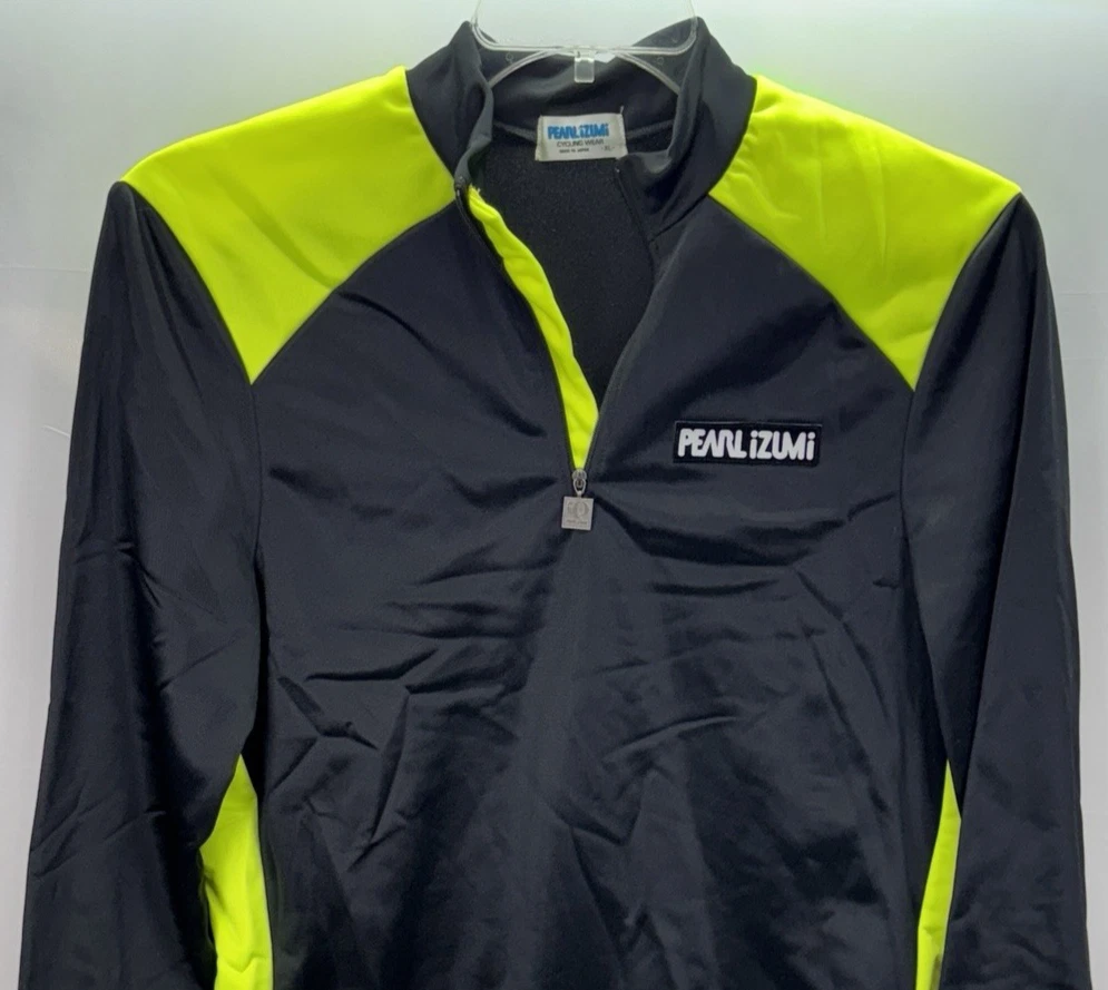 Gilet De Cyclisme Pearl Izumi Vintage Pour Homme - Taille L - Jaune Réfléchissant - Années 2000