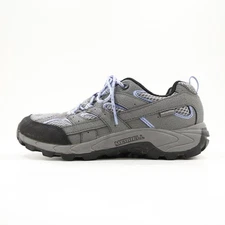 Merrell Moab-2 Gray Leather & Mesh Low Top Waterproof Hiking Boots - Youth 4