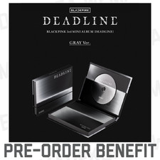 Pre-order BLACKPINK 3rd Mini Album DEADLINE Gray ver.  SHOP POB Official Goods