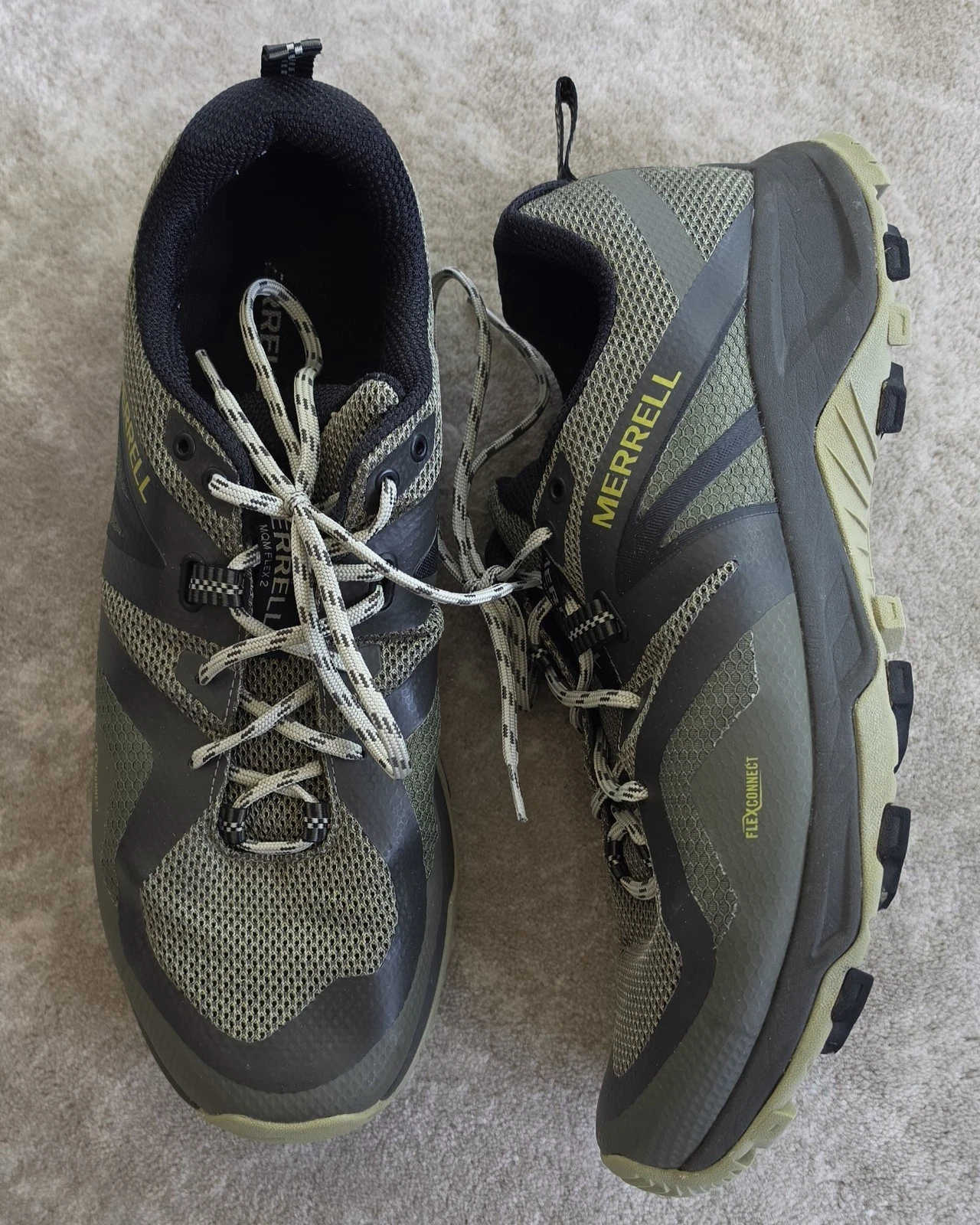 MERRELL MQM FLEX 2 Trail Runner Hiking Shoes Olive Green Running Size 14 EU 49
Opens in a new window