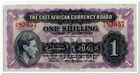 BRITISH EAST AFRICA,1 SHILLING,1943,P.27,VF