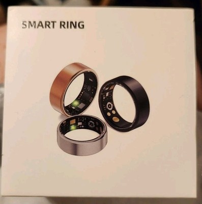 Smart Ring Fitness Tracker/Sleep Tracker Bluetooth  Gold Tone Size 8