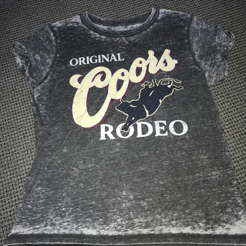 Coore's Rodeo Coors Original Rodeo Large Grey Tee Shirt | eBay