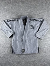 Sanabul Uniform Top A0 Jiu Jitsu Men's Sports Martial Arts Gray Taekwondo