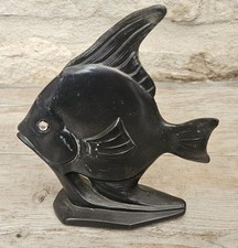 Original Art Deco Metal Fish Ornament Figure 12.5cm Tall