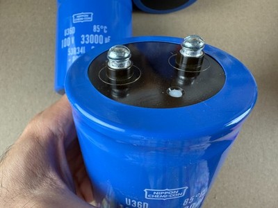 4 New 33000 uf 100v Capacitors EXACT FIT Threshold S500 II Main