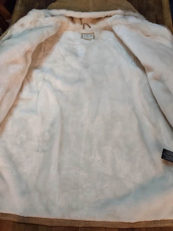 St. Johns Bay女式XL西装外套人造毛皮带帽 — 第 3/4 张图片