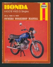 Honda H100A H100S (80-84) Haynes Shop Manual Repair Book H100 MB 100 FY23