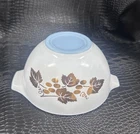 Pyrex Golden Grape Delphite Blue 1 1/2 pt Cinderella Bowl #441 Vintage