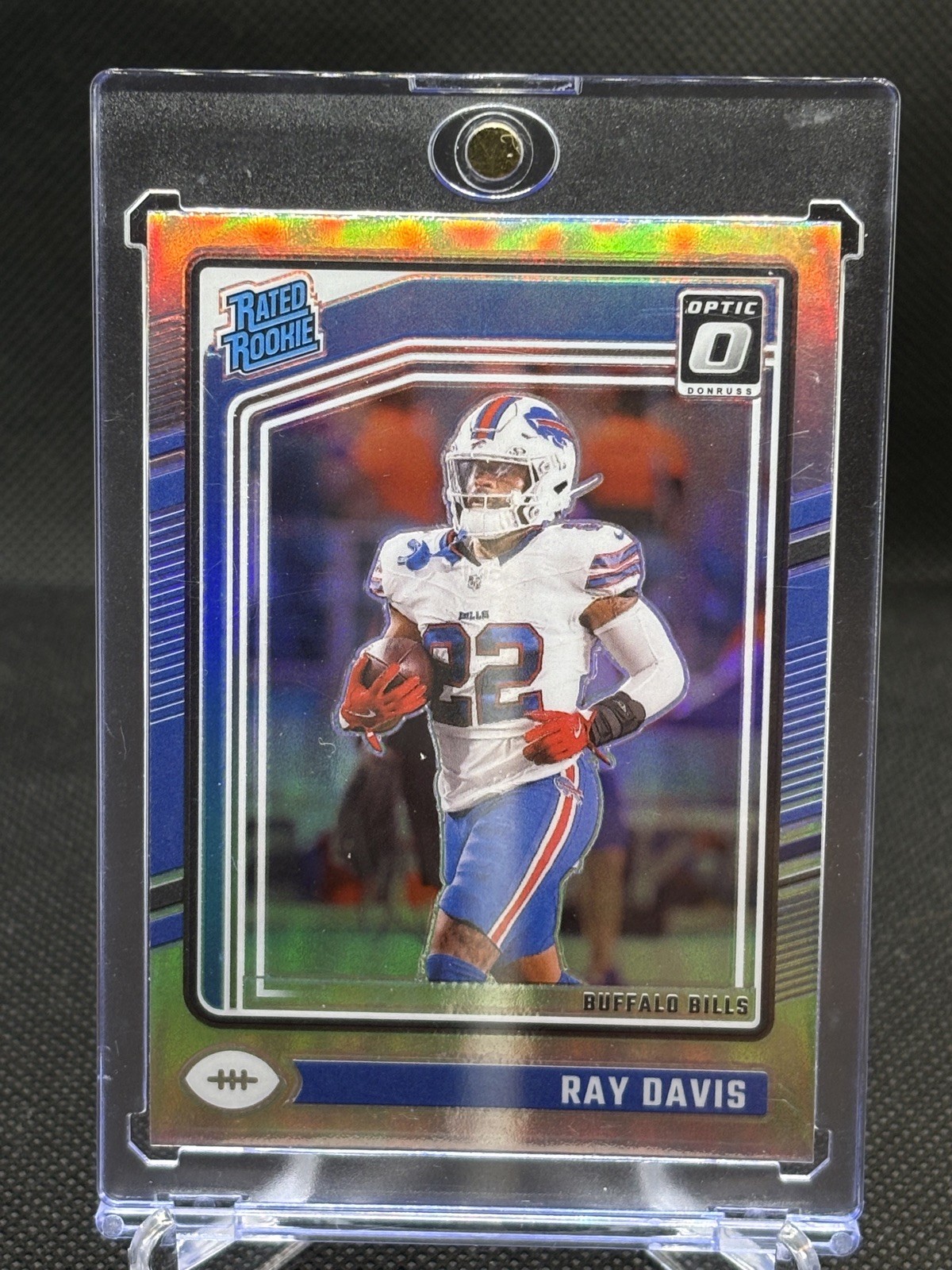 2024 Panini Donruss Optic - Rated Rookie Ray Davis #283 Holo Prizm (RC)