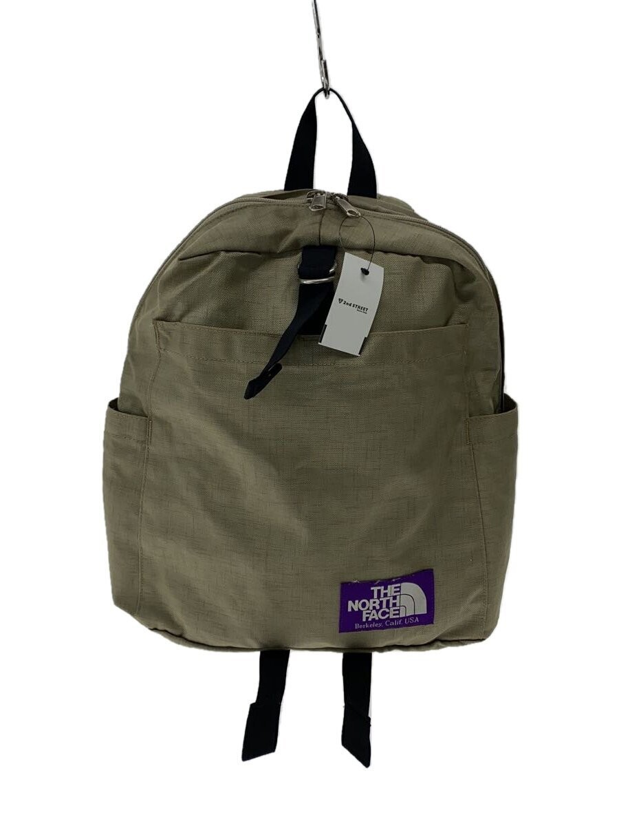 THE NORTH FACE PURPLE LABEL Nylon Backpack in Solid Color BEG