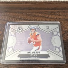 2024 Panini Mosaic NFL Debut Bo Nix Rookie Denver Broncos Football Card #271