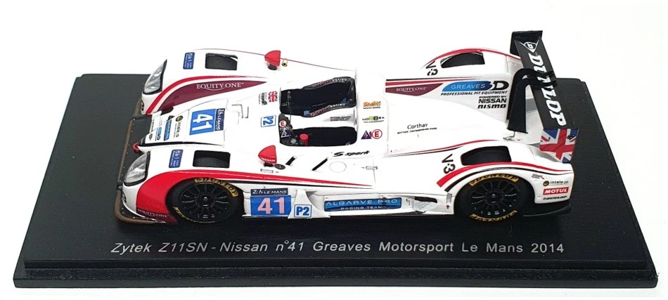 Spark escala 1/43 S4220 - Zytek Z11SN Nissan #41 Le Mans 2014 - blanco Foto 4 de 4
